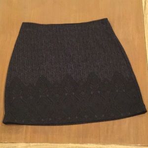 Athleta Black Print Skirt